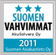 Suomen Vahvimmat 2011 - AkuSolvers Oy